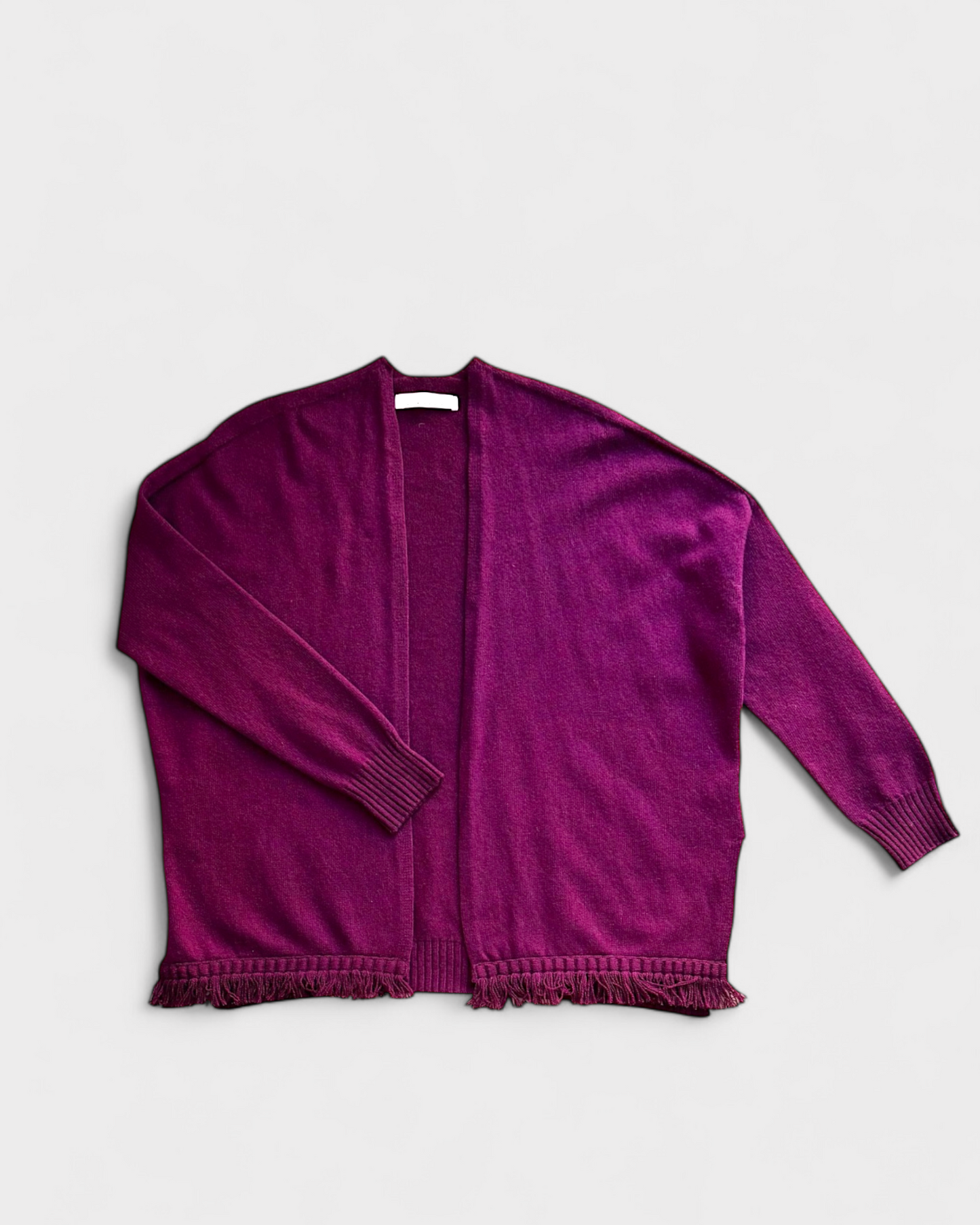 Burgundy cardigan, Liviana Conti, 42